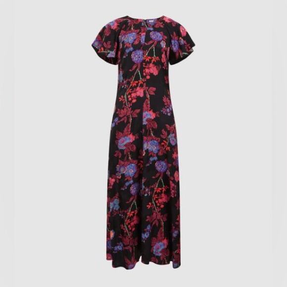 Reiss Leni Floral Midi Dress - Picture 1 of 8
